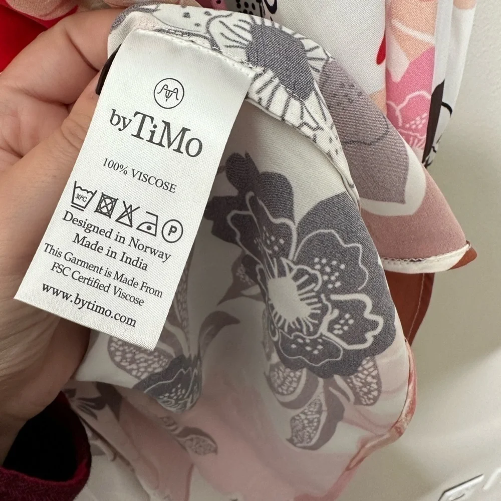 BYTIMO floral puff sleeve mini dress XS - Picture 10 of 13